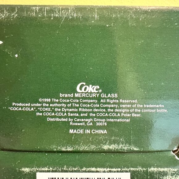 Coca-Cola Table Top Collection 1998 Polar Bear & Vending Machine Ornament Mercur - Picture 6 of 8